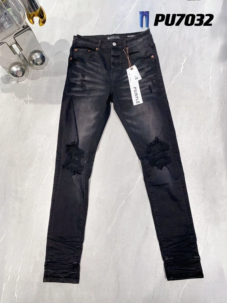 NEW Purple Brand Black Distressed Men Jeans - Fashion Statement - Vintage  Street