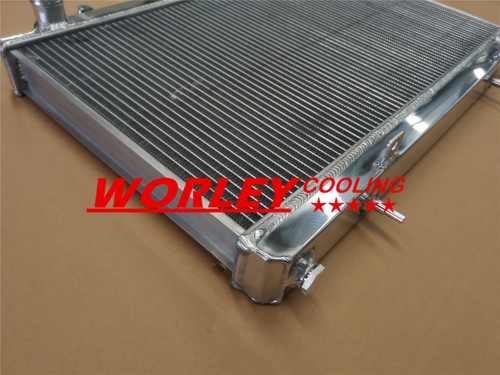 3ROW Aluminum Radiator + HOSE FOR Nissan Silvia S14 S15 SR20DET 240SX 200SX new - Afbeelding 8 van 17