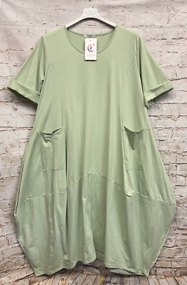 Moonshine F. Ballon Kleid Tunika Lagenlook Übergröße Gr 44 46 48 Neu mint