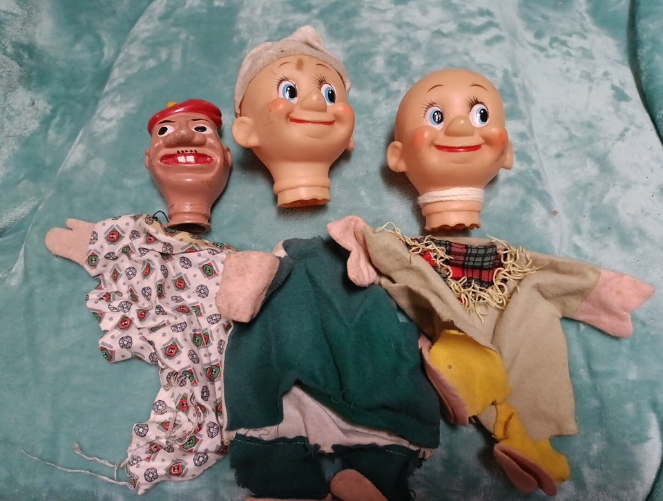 Lot Of 16 Vintage Hand Puppets eBay