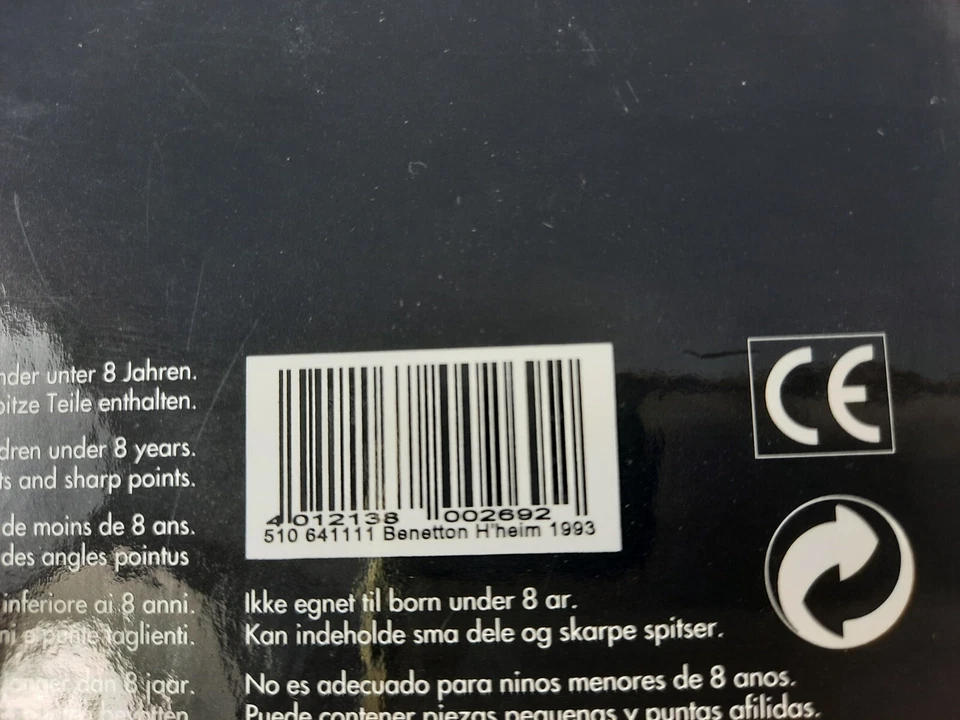 Minichamps Benetton B193 #5 M. Schumacher Hockenheim 1993 1/64 510641111 MSC#11 - Immagine 4 di 4