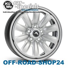 STAHL-FELGEN 7x16 ET45 ALCAR "HYBRID" Silber - VW TOURAN Typ:1T - mit ABE