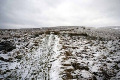 Photo 6x4 The Southern Upland Way at Lowmill Knowe The path has drifted w c2010