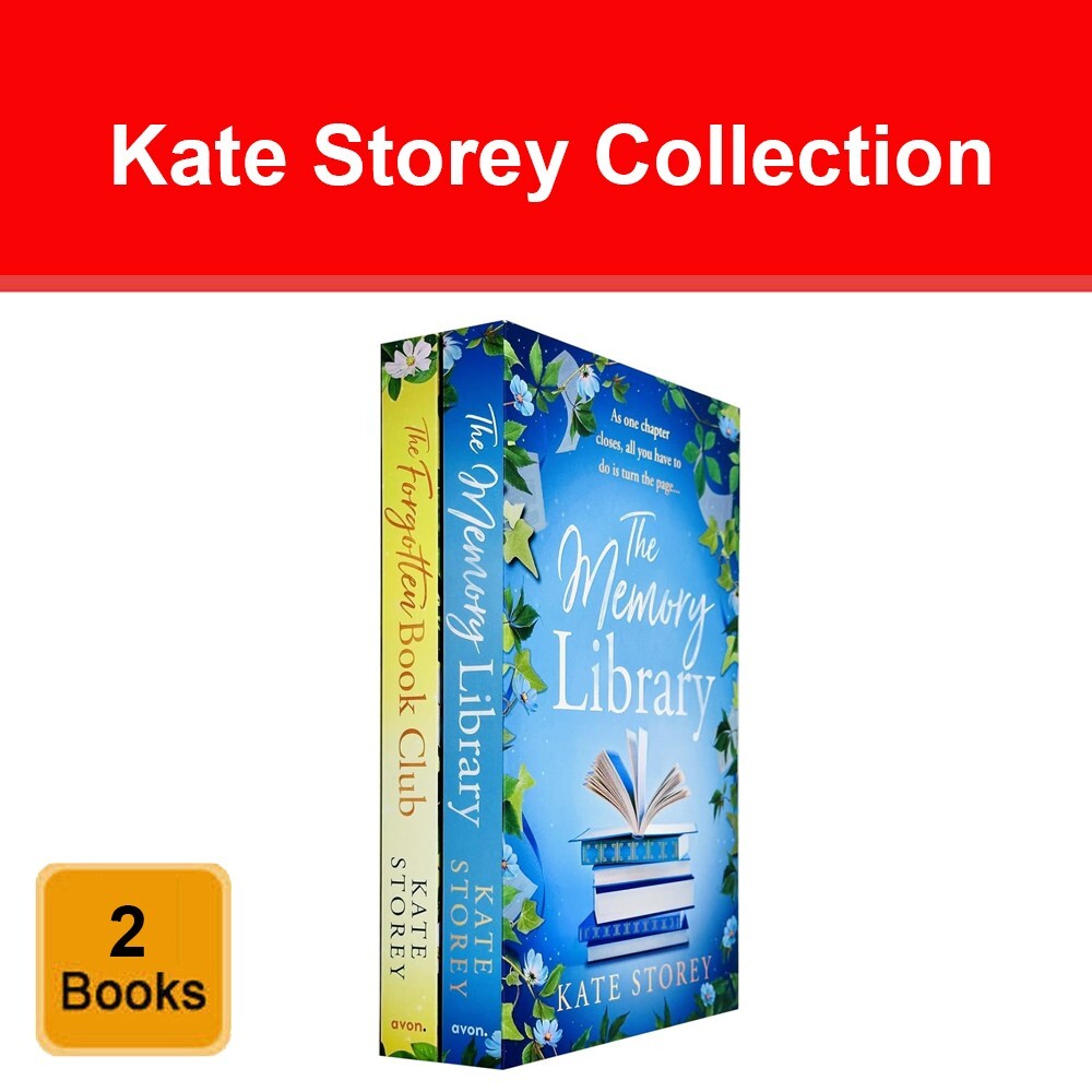 Kate Storey Collection 2 Books Set The Forgotten Book Club & The Memory Library