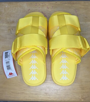 Kappa 222 Banda Mitel 2 Kids Unisex Shoes Sandals Yellow White Off Kids Size 4