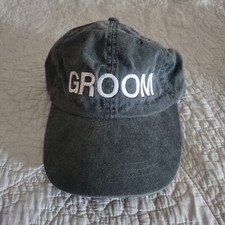 Groom Hat Wedding Bachelor Party Baseball Cap Adjustable