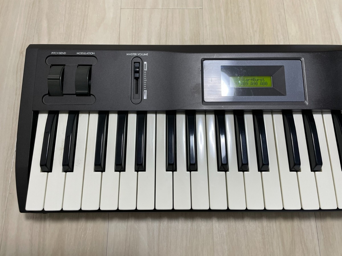 Korg X5 ジャンク Korg X5 61-Key Keyboard Synthesizer with Adapter Used from