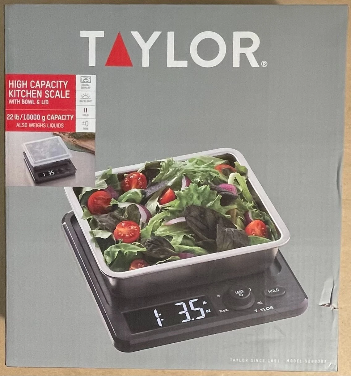 Taylor High-Capacity 22lb With Bowl And Lid 5280387