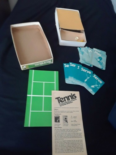 Vintage 1975 Tennis Sports Board/Card Game by Parker Brothers - Picture 2 of 3