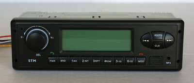 24 Volt Radio For Komatsu WA Loader AM/FM/WB/USB/Aux In/ Bluetooth