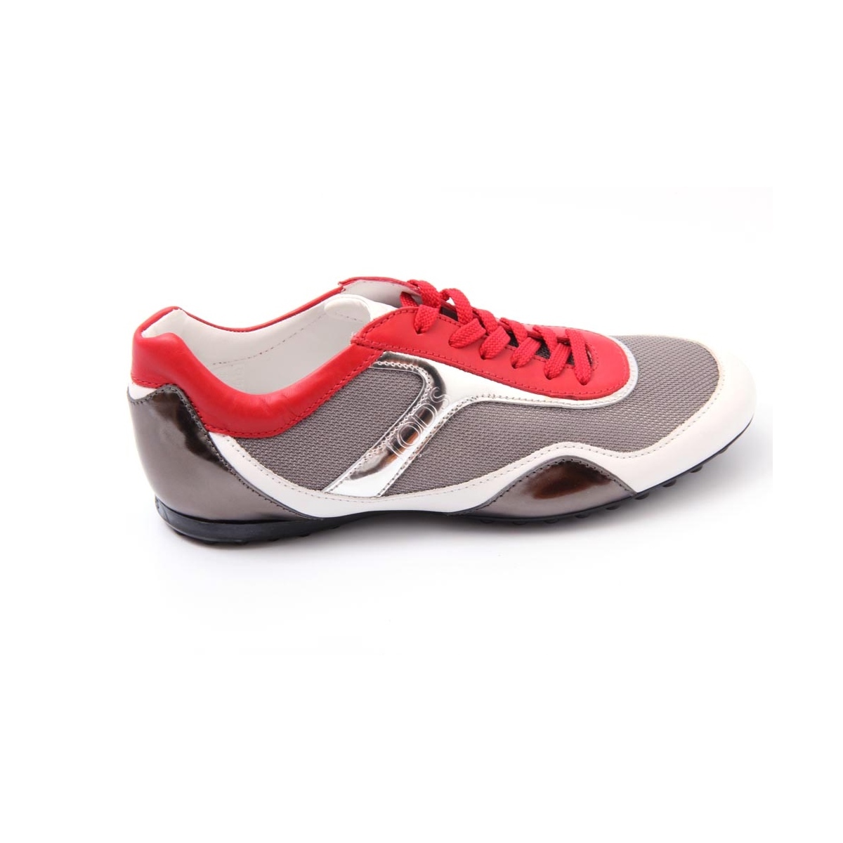 Tod's Uomo leather and canvas scarpe da ginnastica rosso and grigio Dimensione 7 US spedizione gratuita in tutto il mondo Tod's Tod's Tod's Uomo leather and canvas scarpe da ginnastica rosso and grigio Dimensione 7 US autorizzazione ufficiale