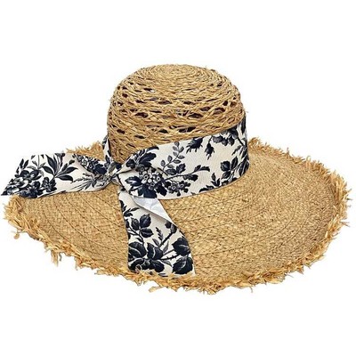 Gucci Bob Hat Beige Herbarium Ribbon Flora GUCCI Flora Bucket Hat — Vicki main image 3