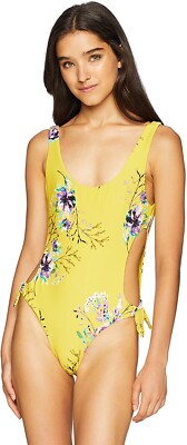 Rip Curl 247682 Womens Sweet Nothing One Piece Swimsuit Mustard Size X-Small