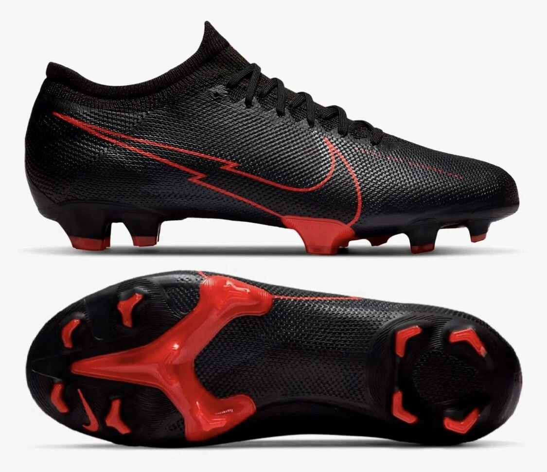Nike Mercurial Vapor 13 Pro FG Soccer Cleats Mens Size 10 Bred AT7901 060