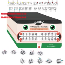 Dental Orthodontic Brackets Braces MIM Monoblock Mini Roth MBT 022 345 Hooks