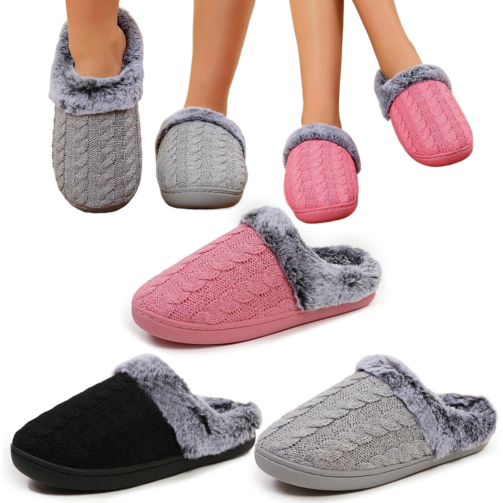 APL Pantofole da casa unisex memory foam calde morbide antiscivolo peluche interno casa scarpe