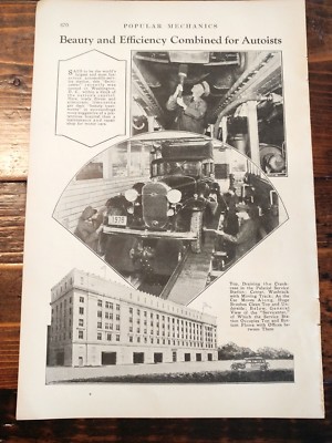 1932 New Washington DC Auto Service Station Opened Worlds Largest Luxurious
