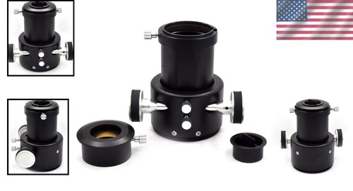 Heavy-Duty Metal Crayford Focuser with 2 Inch/1.25 Inch Adapter for Telescopes - Picture 2 of 10