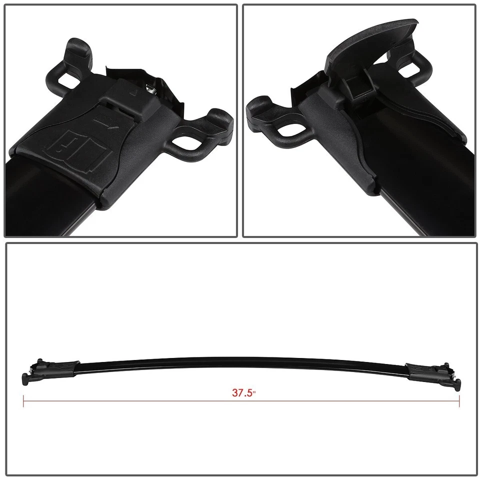 Pair Top Roof Rack Cross Bar Cargo Carrier for 2010-17 Chevy Equinox GMC Terrain Foto 3 de 4