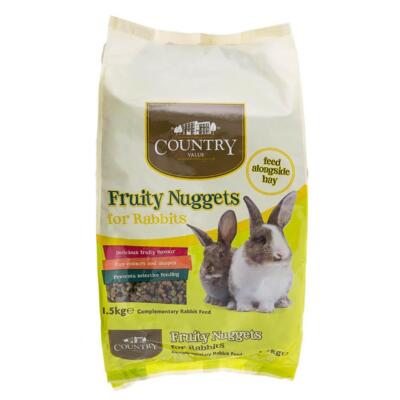 Kaninchen Tiernahrung Fruity Nuggets Country Value