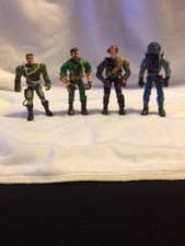 2001 And More Recent Lanard The Corps Lot Of 4 Gi Joe Soldiers