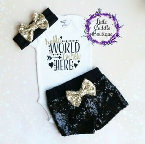 hello world baby outfit