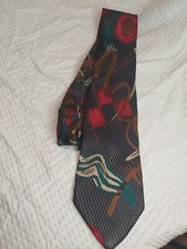 Stefano Milano Men's 100 Silk Tie  Multicolor  Abstract  Handmade in Italy 