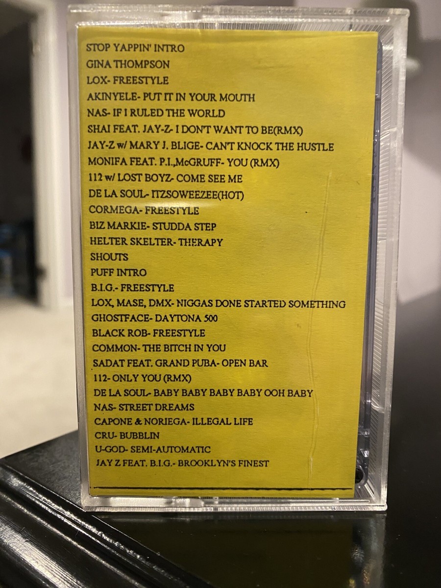 DJ S&S Bad Boy Volume 4 Stop Yappin' Mixtape Cassette 1996