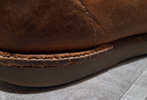 Scarpe Clarks Collection uomo taglia 10M stivali chukka comodi stringati pelle marrone - Foto 9 di 10