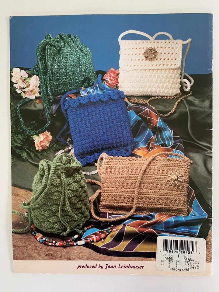 America School of Needlework Crochet Purses on the Go Leaflet 1305 6 Designs - Image 2 of 2