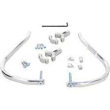 Moose Racing Silver 1-1/8" Aluminum Handguards | 50-4014M