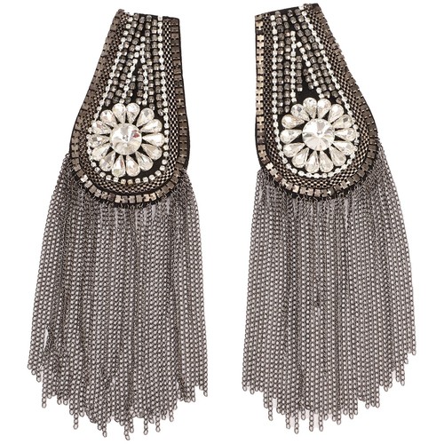 2 Piezas Adorno de Hombro Flecos de Metal Charreteras Traje de Halloween Accesorio - Imagen 1 de 46