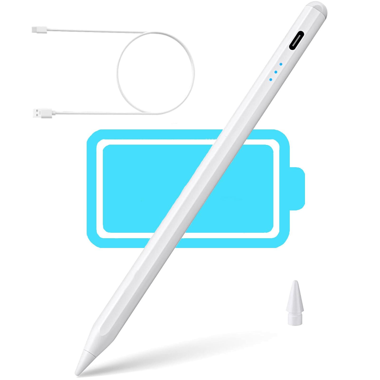 Stylus Pen for iPad 2018-2023, 2X Fast Charge Pencil 2nd Generation, Tilt Sen...
