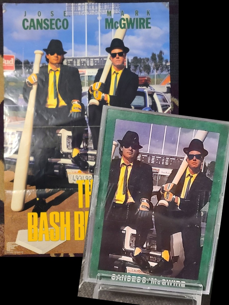 1988 Bash Brothers, Card & Poster, JOSE CANSECO & MARK
