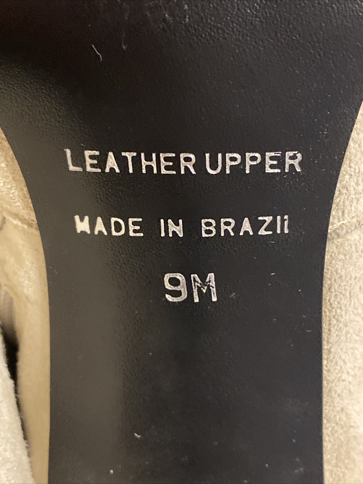 WERNER Brazilian TAN Block Patchwork Leather Abov… - image 13