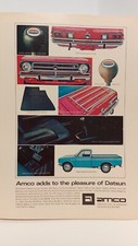 Accesorios para camioneta AMCO 1971 DATSUN - ANUNCIO IMPRESO 11 X 8,5 r1