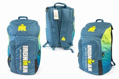 IRONMAN IM Transition Backpack Teal Green Triathlon Transition Gear Bag