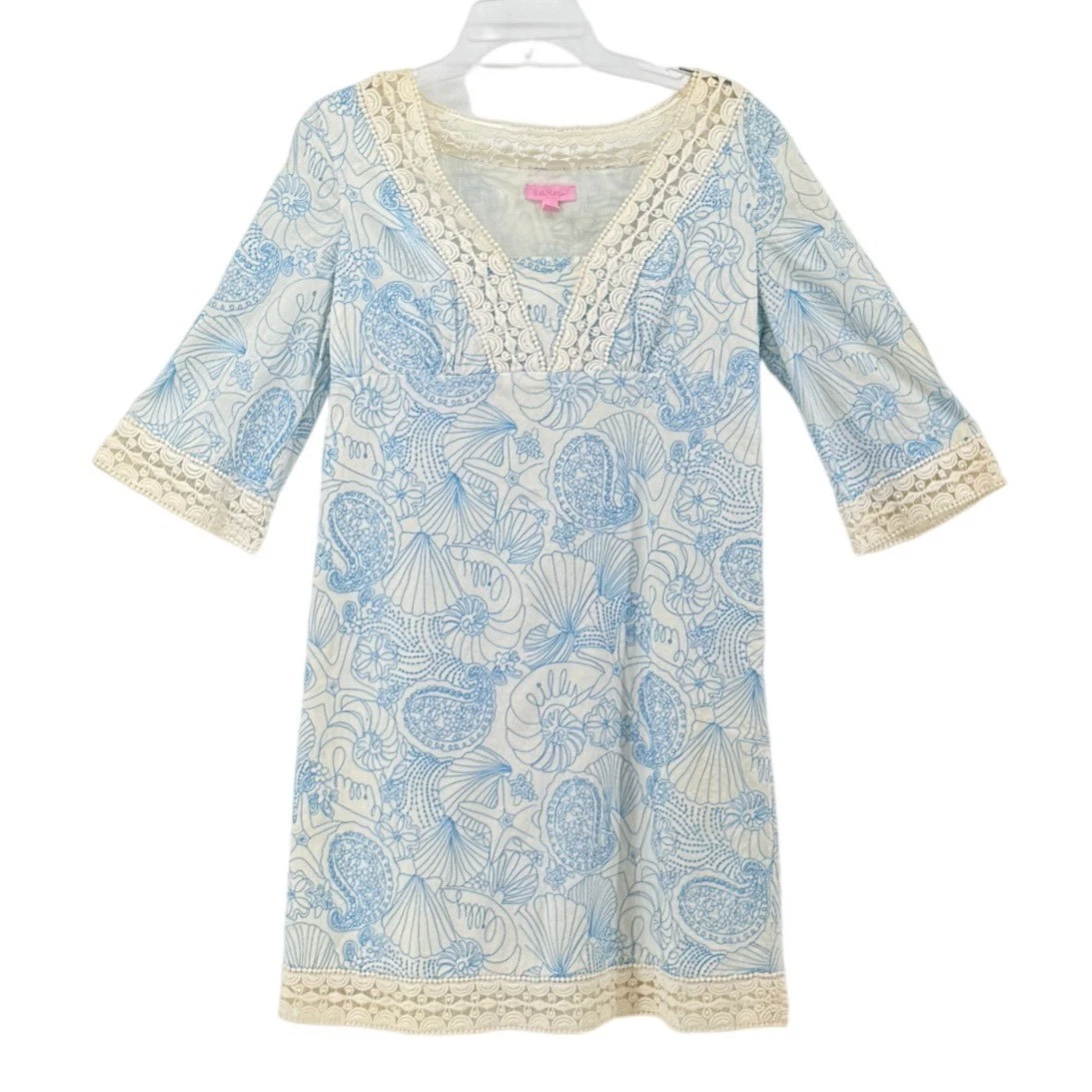 embroidered summer dress women White Tiered Embroidered Pure Cotton Dress for Women – Elegant Boho Chic Style White / Pure Cotton / L main image 1