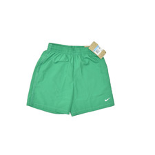 Nike Dri-Fit Kids Training Shorts Green with White Swoosh Size M NEW DX5382-324
