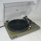 TECHNICS SL-23 SERVO BELT DRIVE TURNTABLE W/ STANTON 500 CARTRIDGE WORKING PROJE