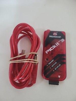 PICkit3 Microchip Programmer with USB Cable and Wires Pic Kit 3 Programmer