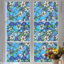 Rabbitgoo Frosted Window Film Pricacy Static Cling Glass Sticker Anti-uv Vinyl