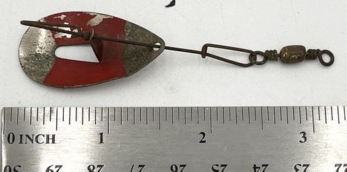 Vintage Pfluger June Bug Spinner Bait Fishing Lure - Picture 3 of 4