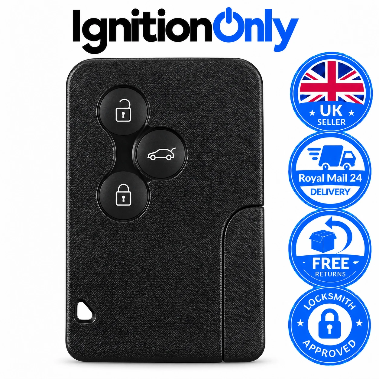 Renault Megane 2 hands free key card — view 1