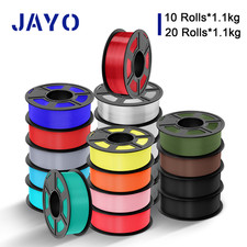 JAYO 10KG/20KG PLA PETG PLA Matt SILK ABS 3D Printer Filament 1.75mm 1.1KG/SET