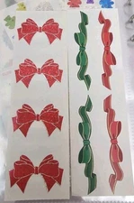 mrs. grossman's stickers Vintage Stickers Red Ribbon Bows