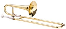 Trombone Soprano in Sib Ottone Nichel Argento Set di Accessori Valigia Boccagli