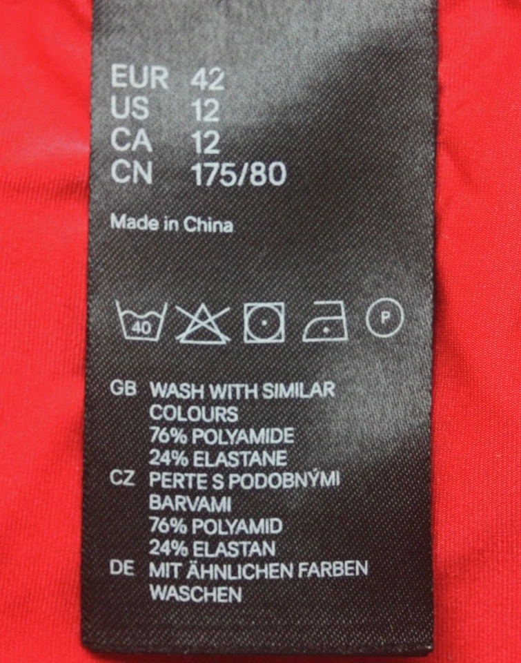 Bragas clásicas de satén rojo de H&M - talla grande Foto 4 de 4