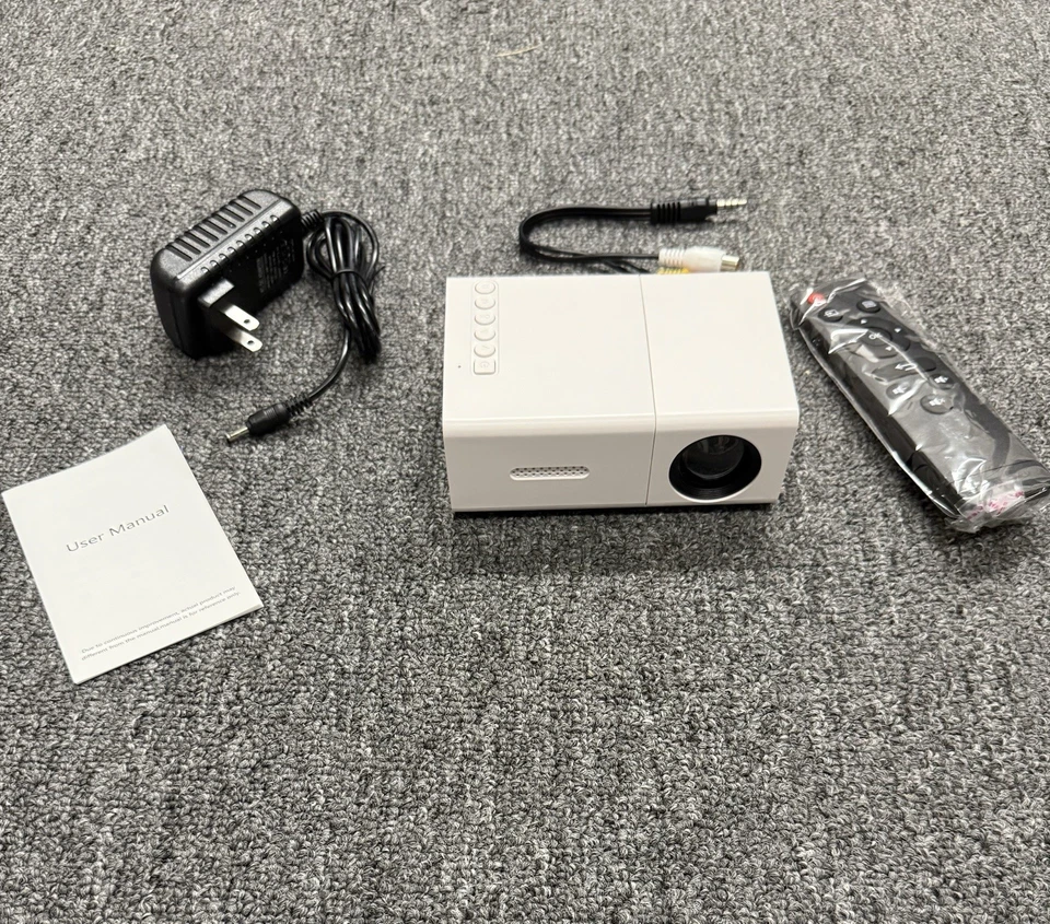 Portable LED Projector with Built-in Speaker and HDMI Input - Image 2 of 4