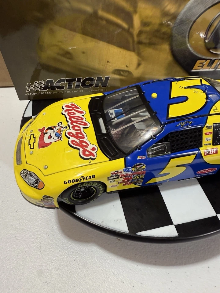 RARE* Kyle Busch ELITE #5 Kellogg’s ROOKIE YEAR 2005 1/24 Nascar Diecast - Image 4 of 4